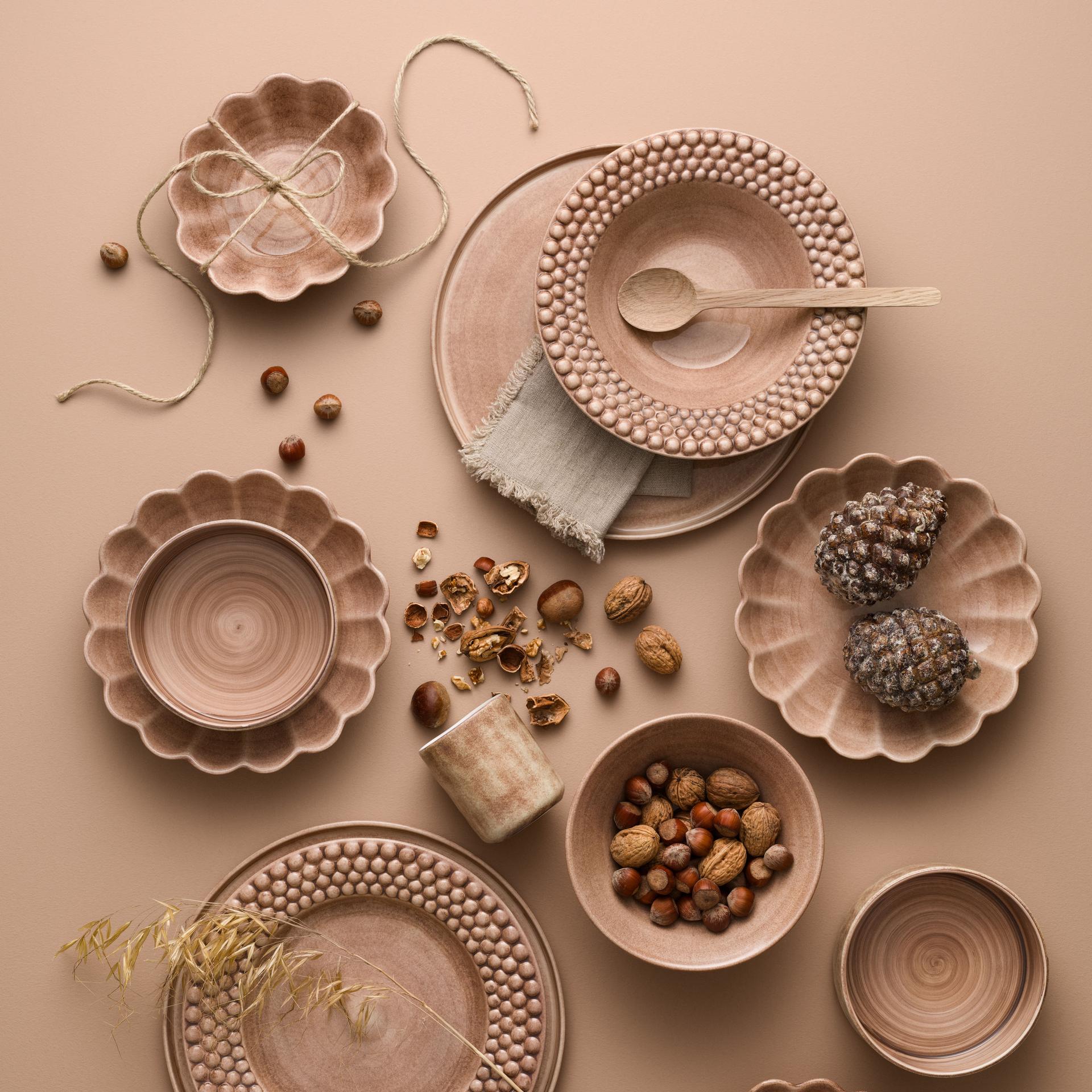 Bubbles Sopptallrik 25 cm cinnamon - mateus