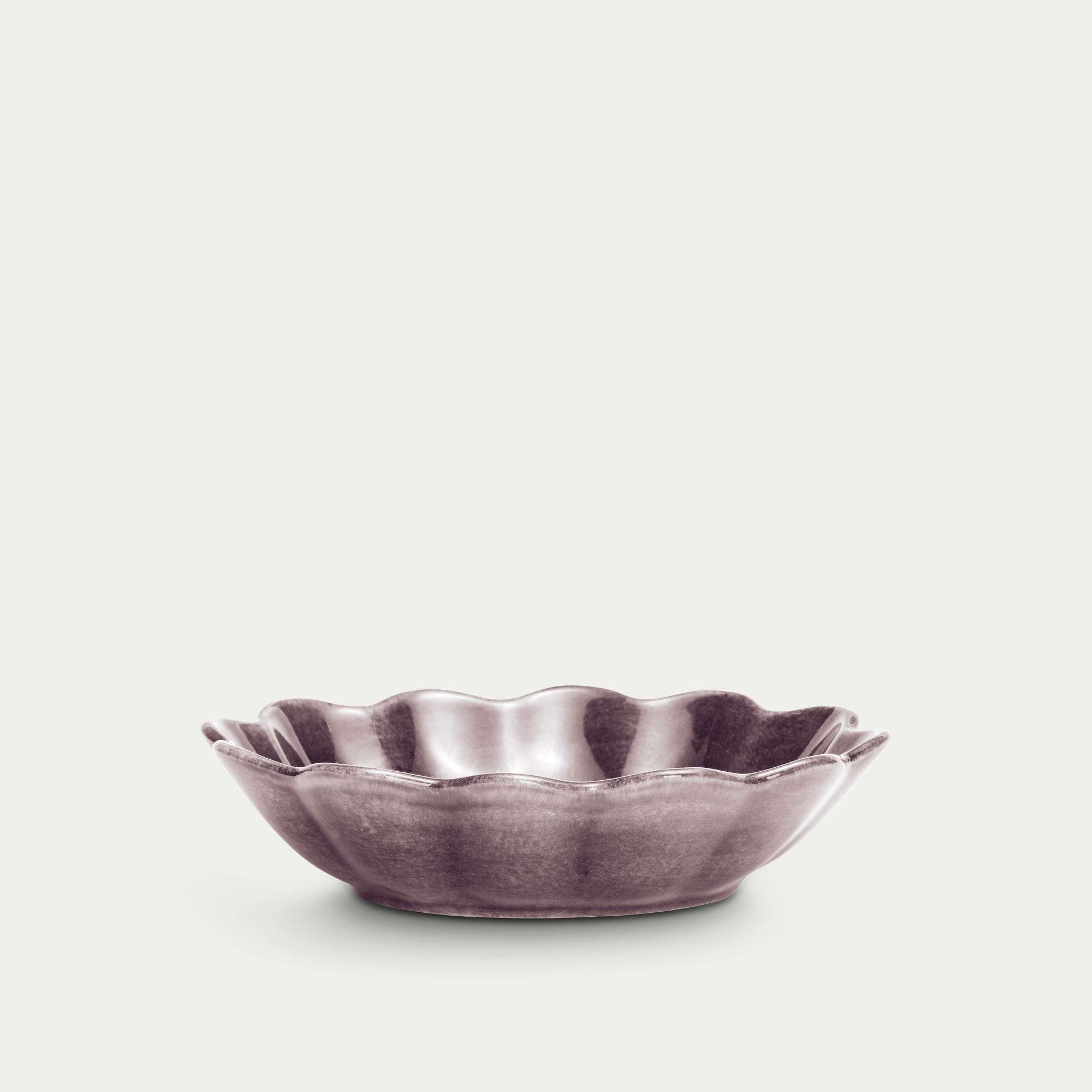 Oyster Skål 40 cl plommon