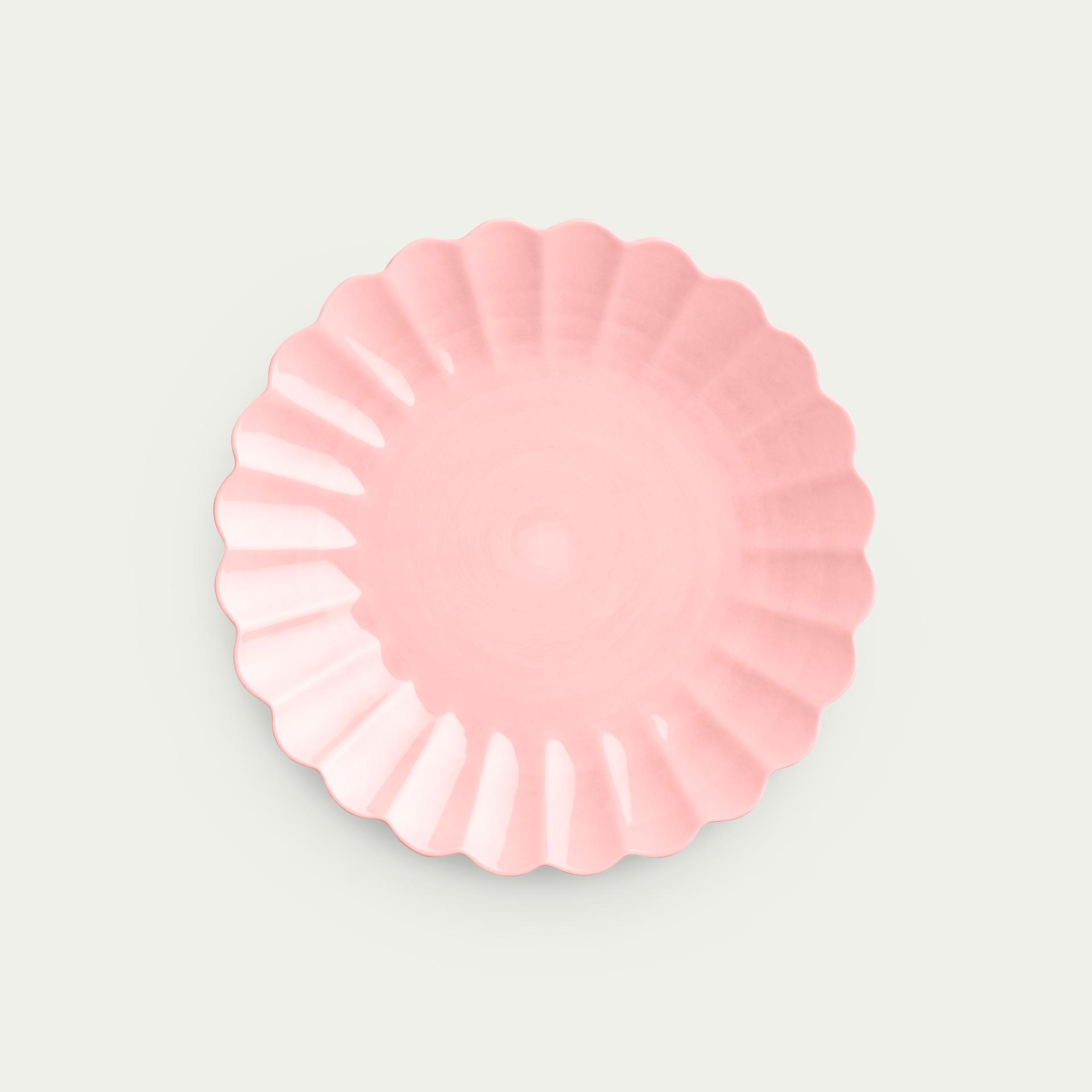 Oyster Tallrik 28 cm rosa