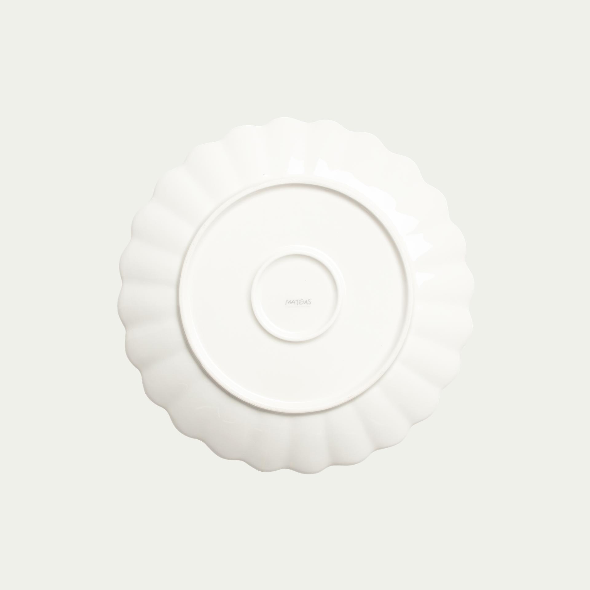 Oyster Tallrik 28 cm plommon