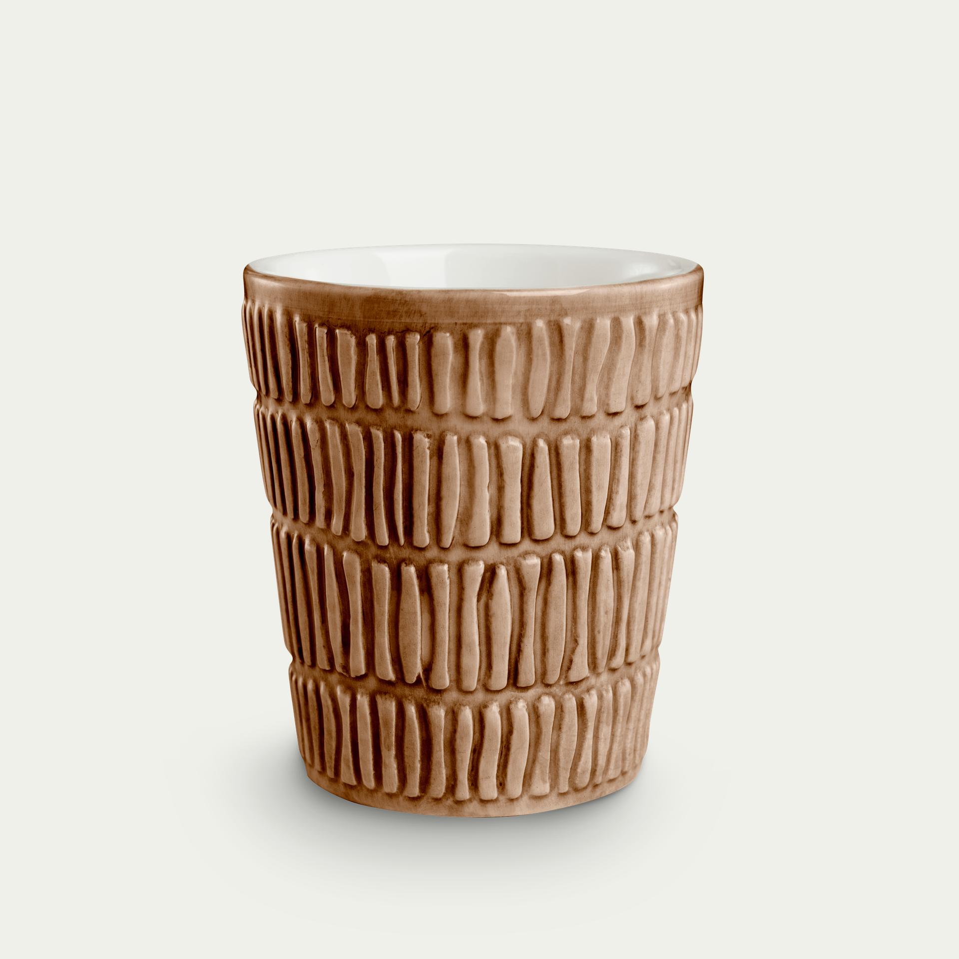 Stripes Mugg 30 cl cinnamon