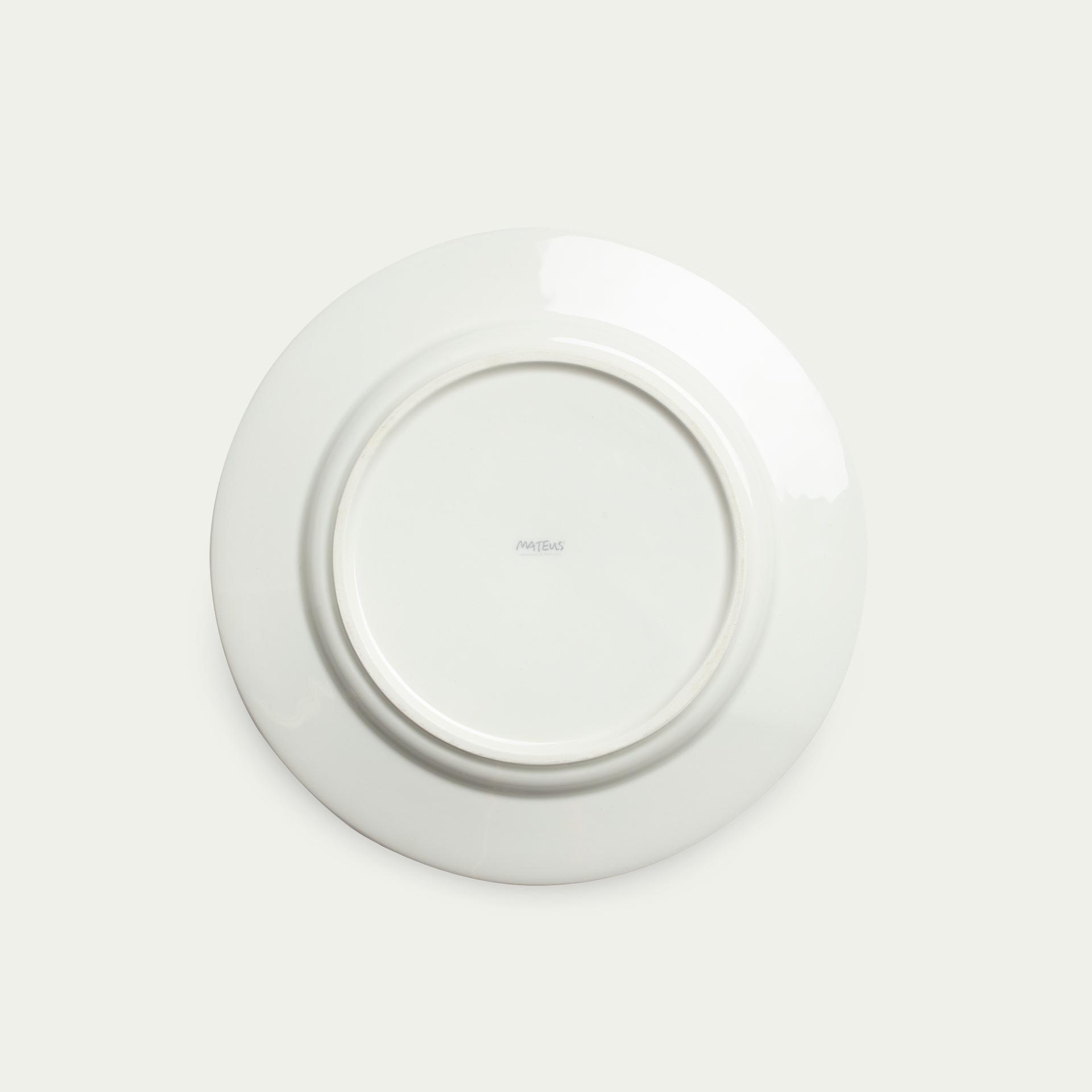 Stripes Tallrik 28 cm Cinnamon