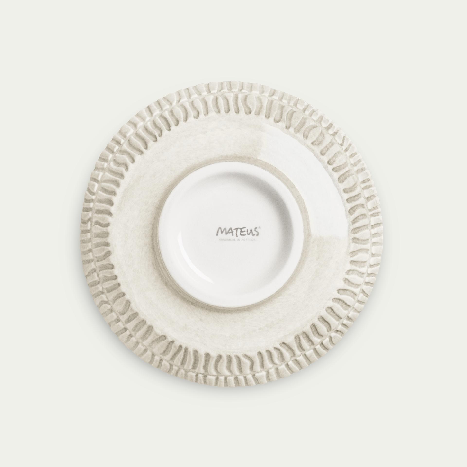 Stripes Skål 50 cl Sand