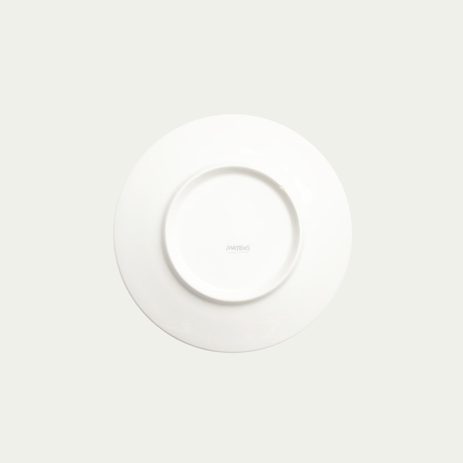 Stripes Tallrik 21 cm sand