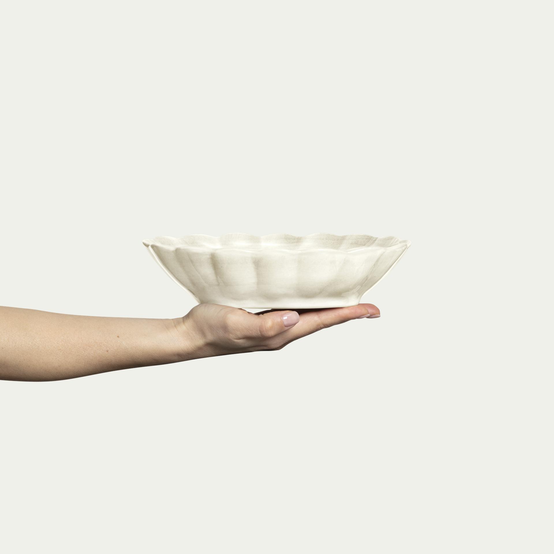 Oyster Skål 75 cl Sand