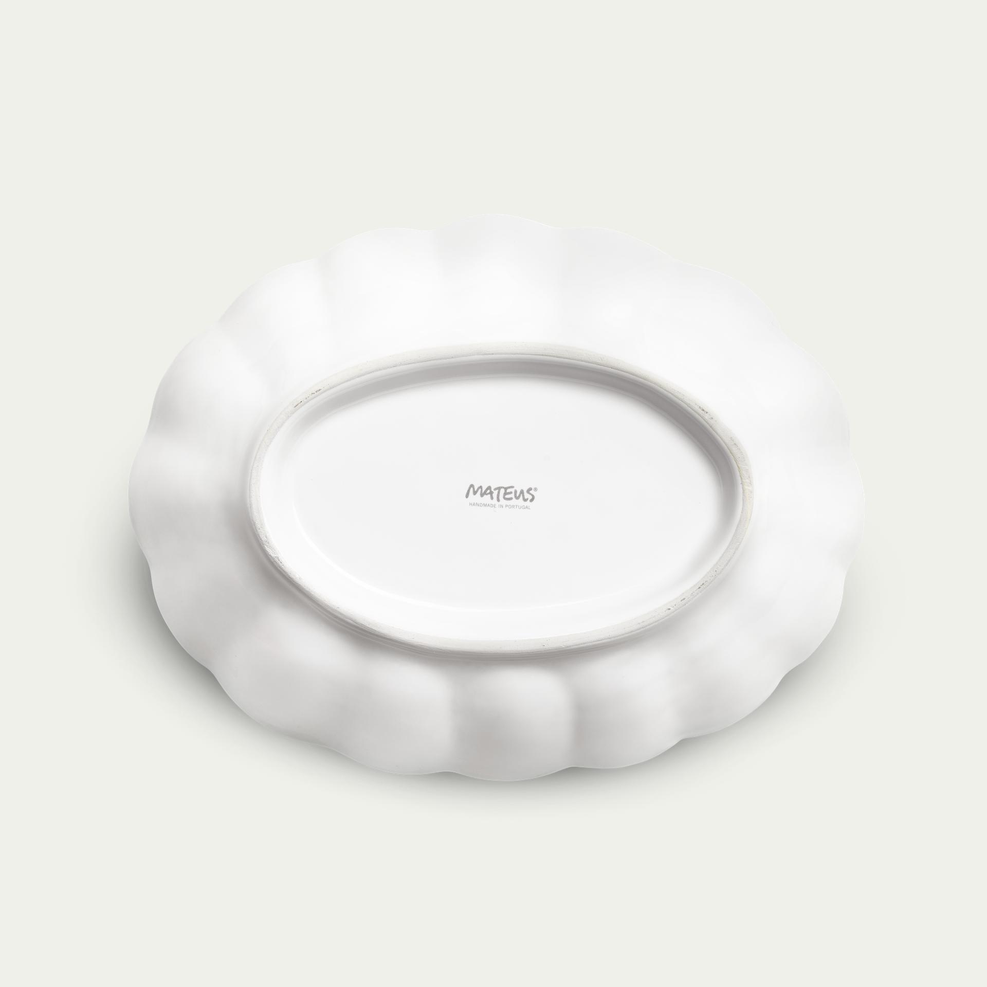 Oyster Skål 75 cl vit