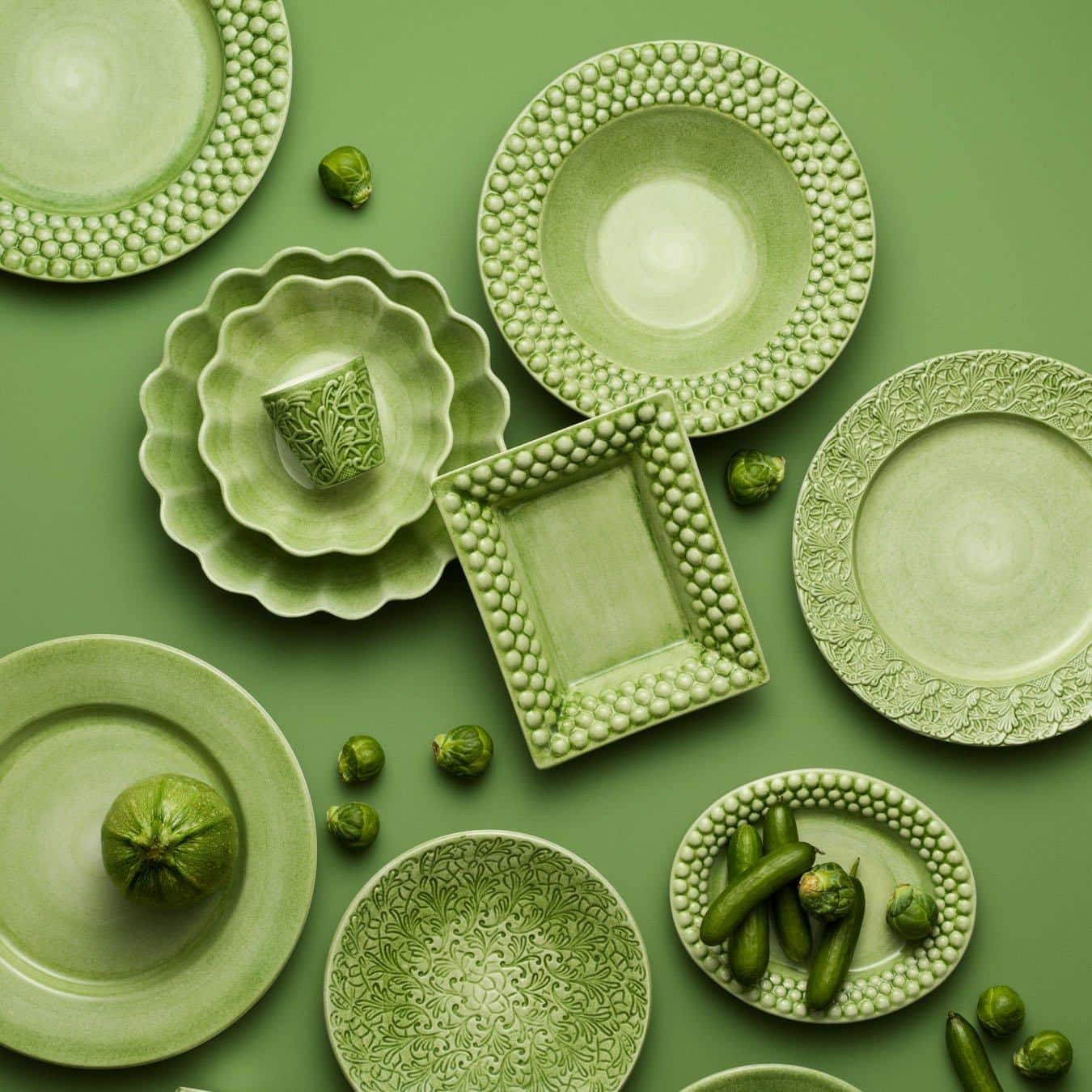 Oyster Skål 220 cl green-mateus