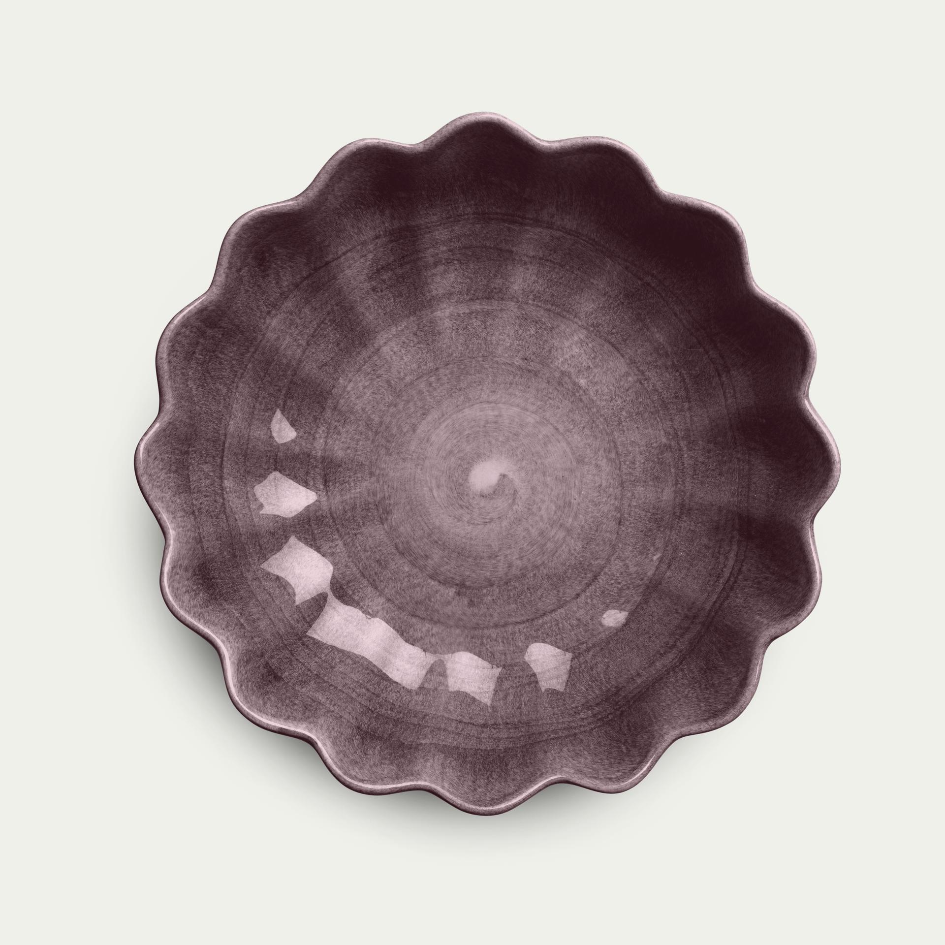 Oyster Skål 220 cl plommon-mateus