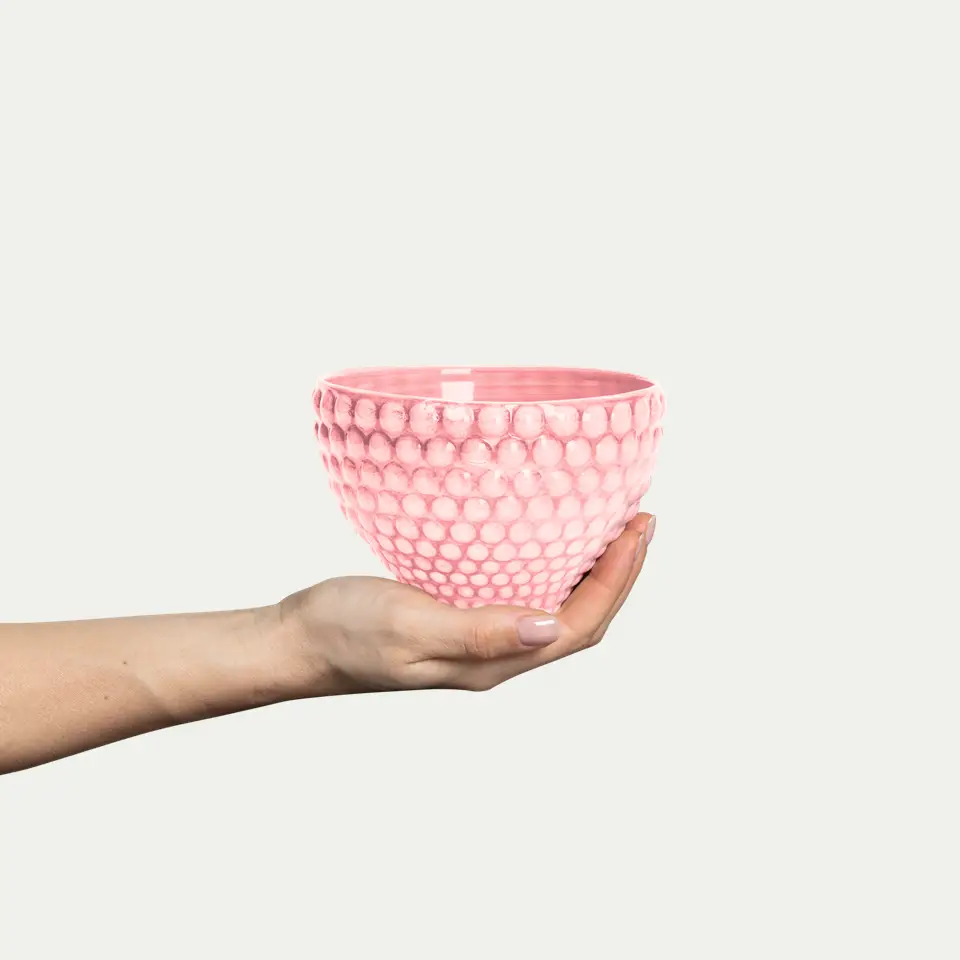 Bubbles skål ljusrosa- Mateus