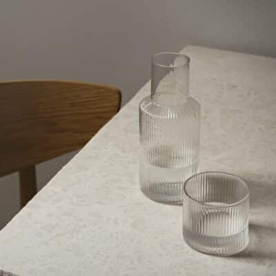 Ripple Small Carafe Set clear