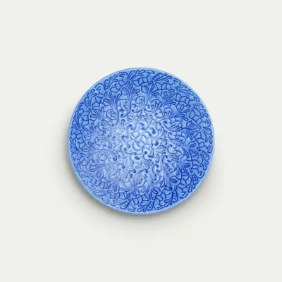 Lace Tallrik 20 cm Ljusblå