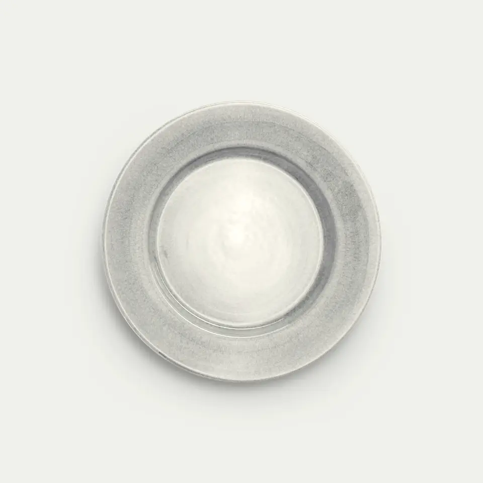basic tallrik 28 cm grå