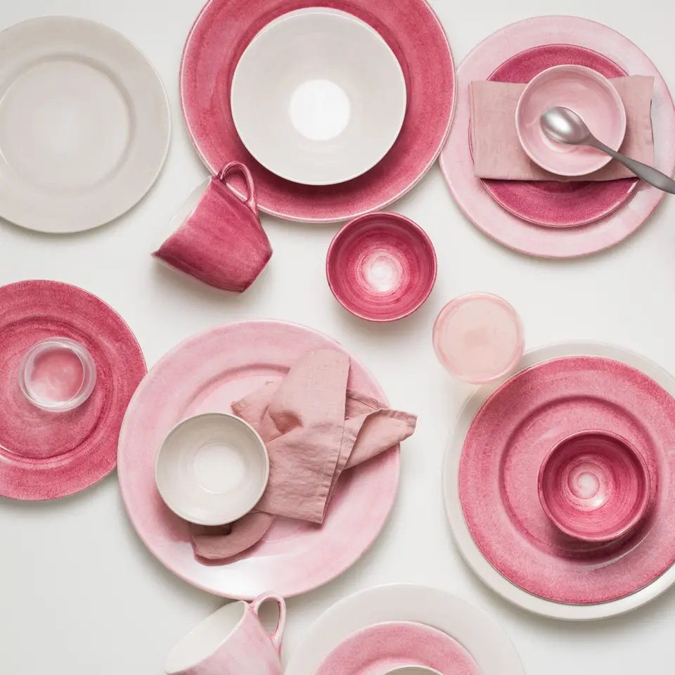 basic tallrik 28 cm rosa 3