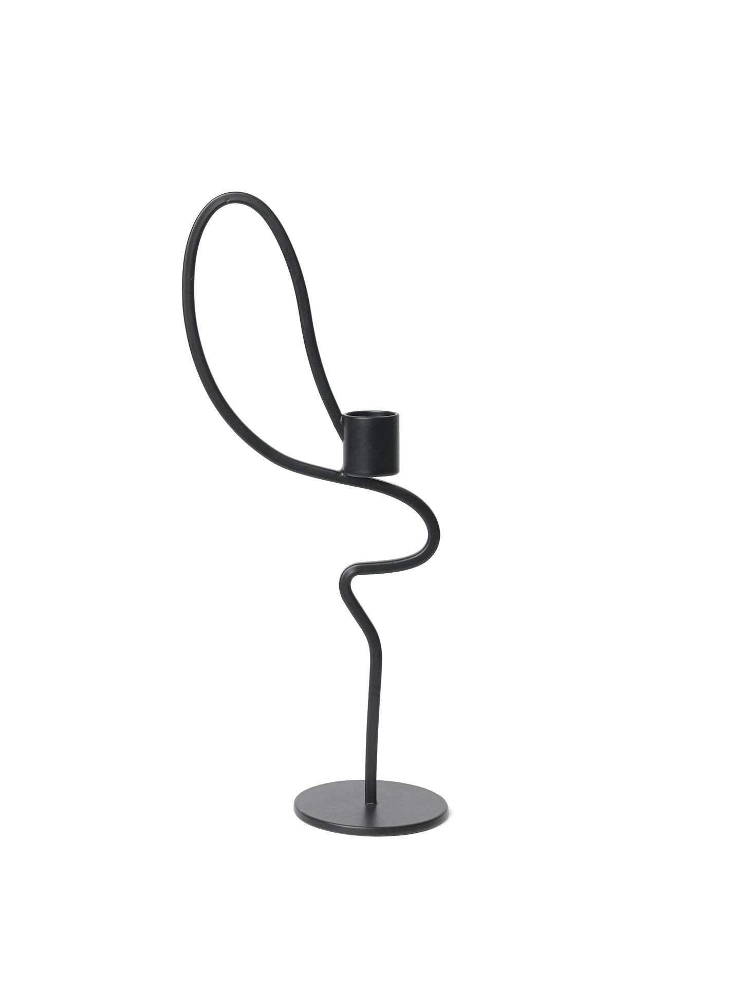 Candle holder high black-Ferm living
