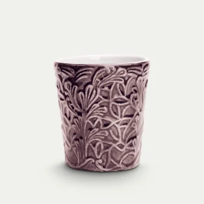 Lace Mugg 30 cl Plommon