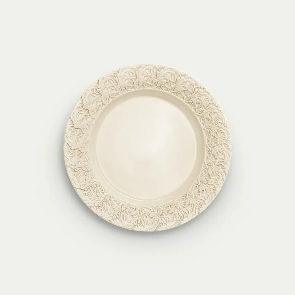 lace tallrik 25 cm sand