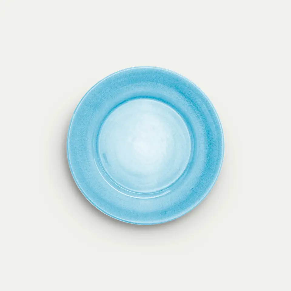 basic taallrik 25 cm turkos