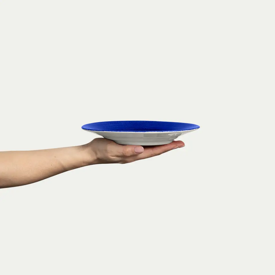 mateus basic tallrik 21 cm blå 1
