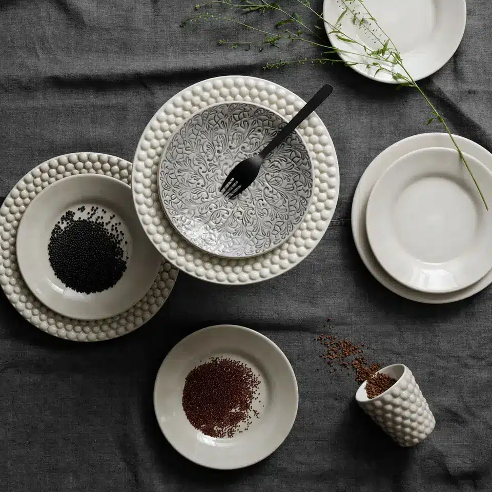 basic tallrik 25 cm sand 3