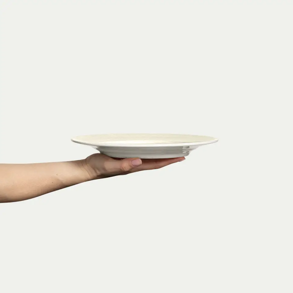 Mateus - basic tallrik 25 cm sand 1