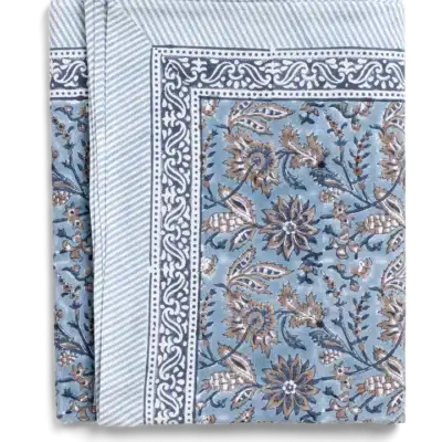 Tablecloth with Indian Summer print in Blue