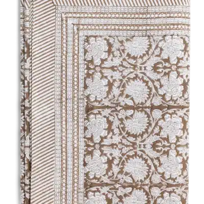Paradise Tablecloth in Light Brown