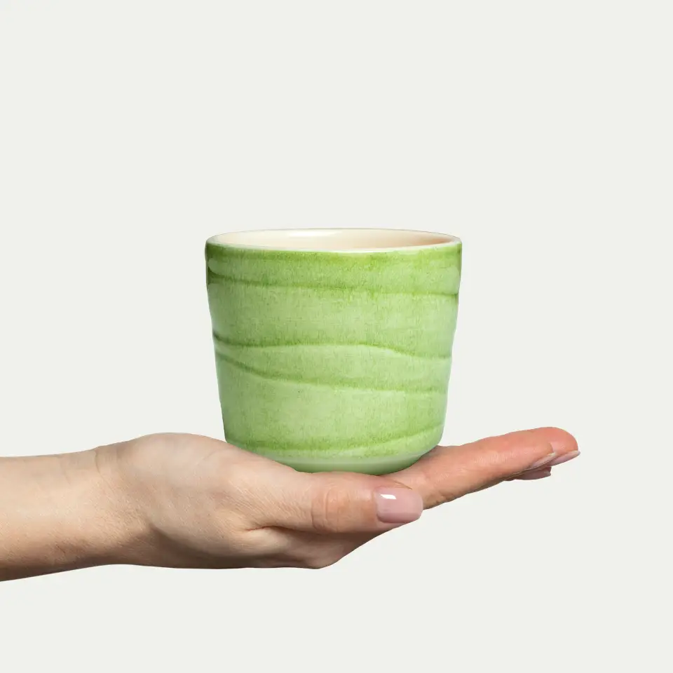 basic mugg 25 cl grön
