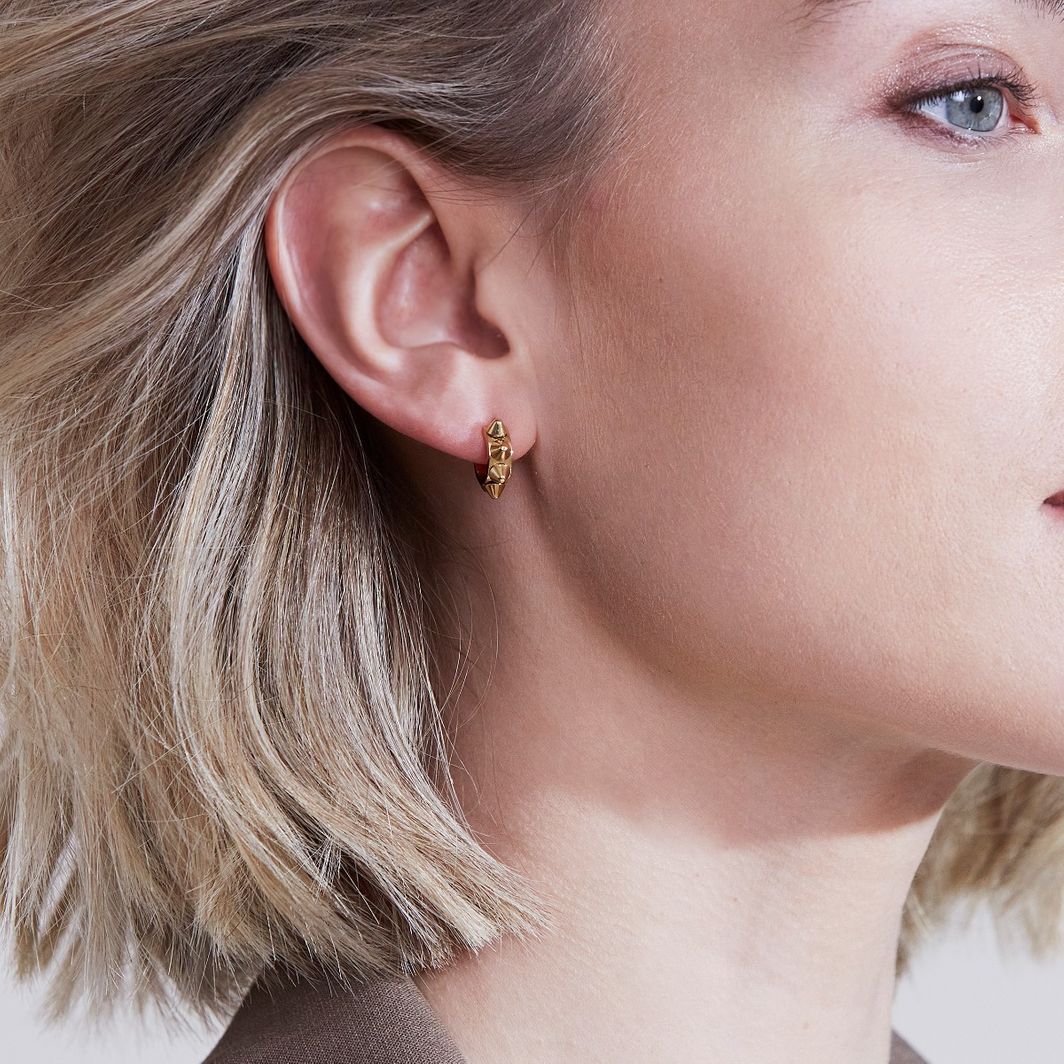 Peak Creoles mini gold