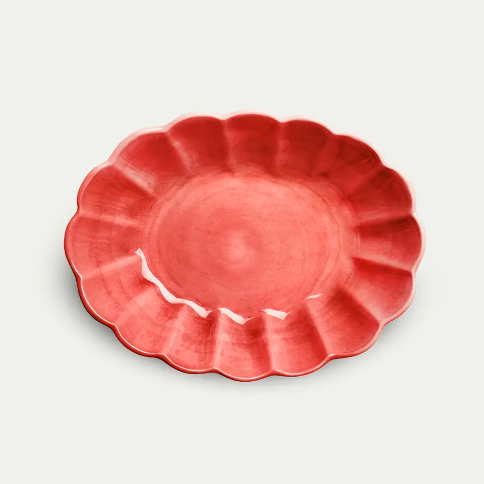 oyster skål 75 cl röd