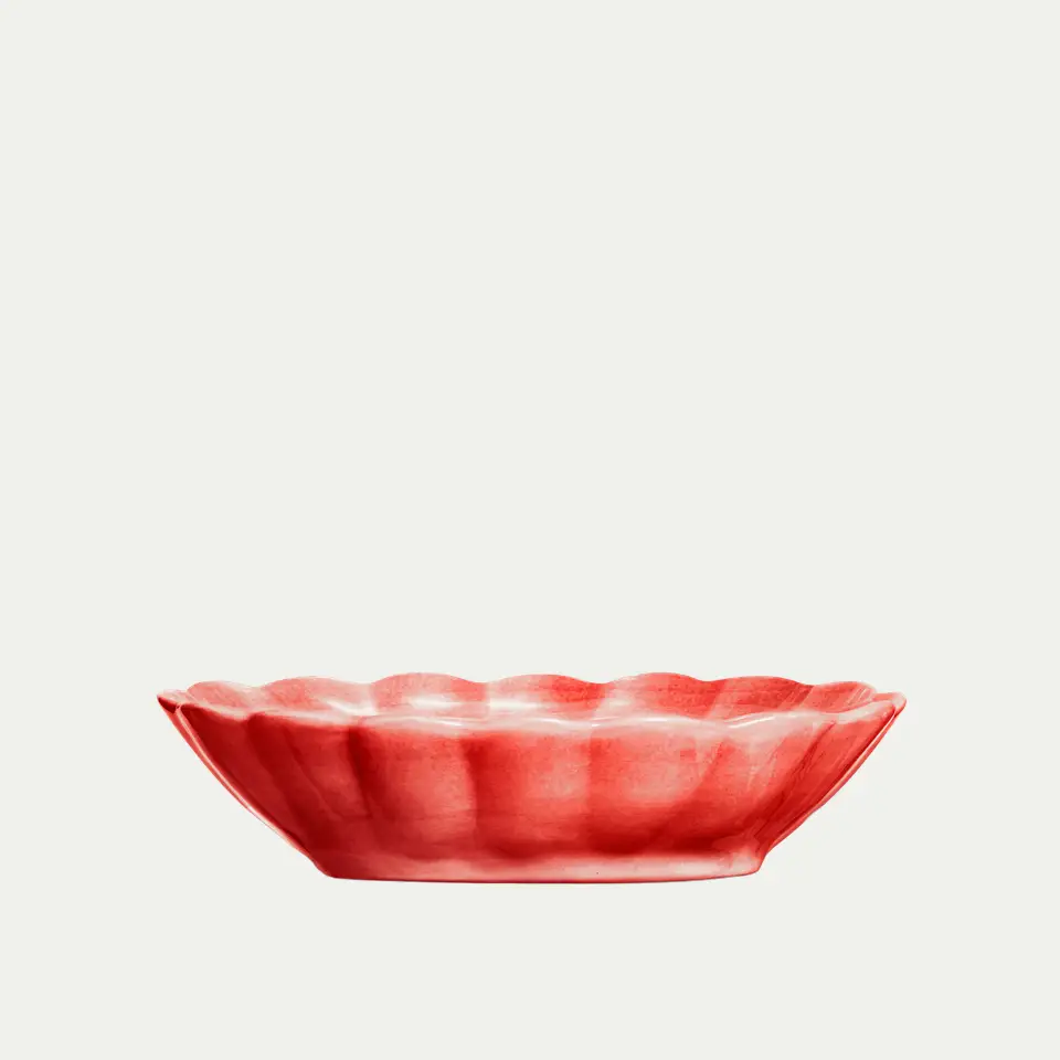 oyster skål 75 cl röd