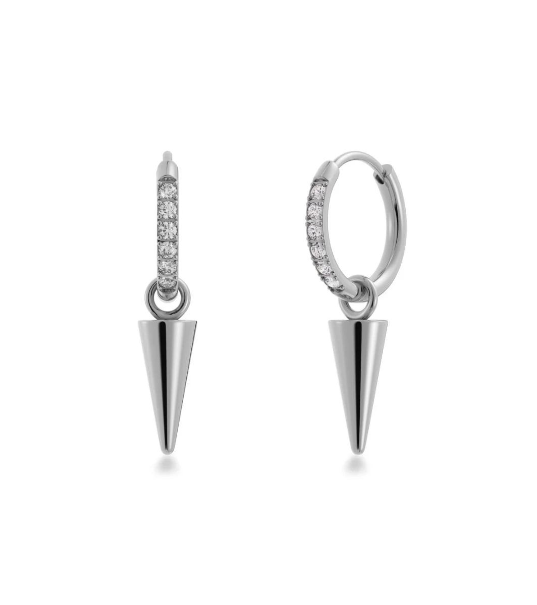 Peak hoops sparkle steel
