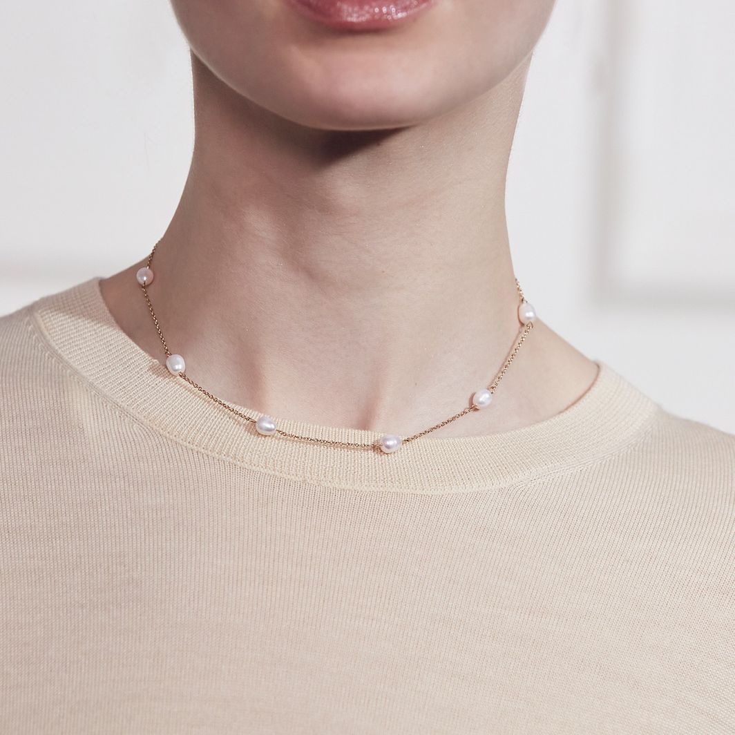 Perla Necklace Multi Gold
