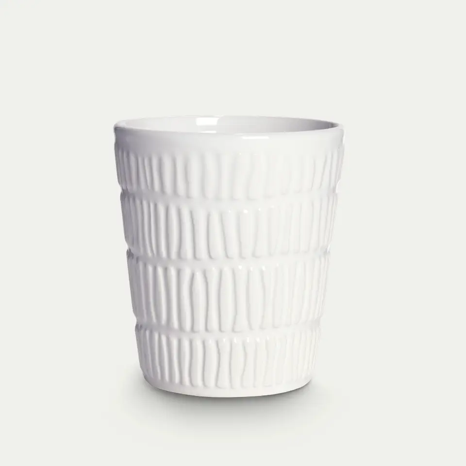 stripes mugg 30 cl vit