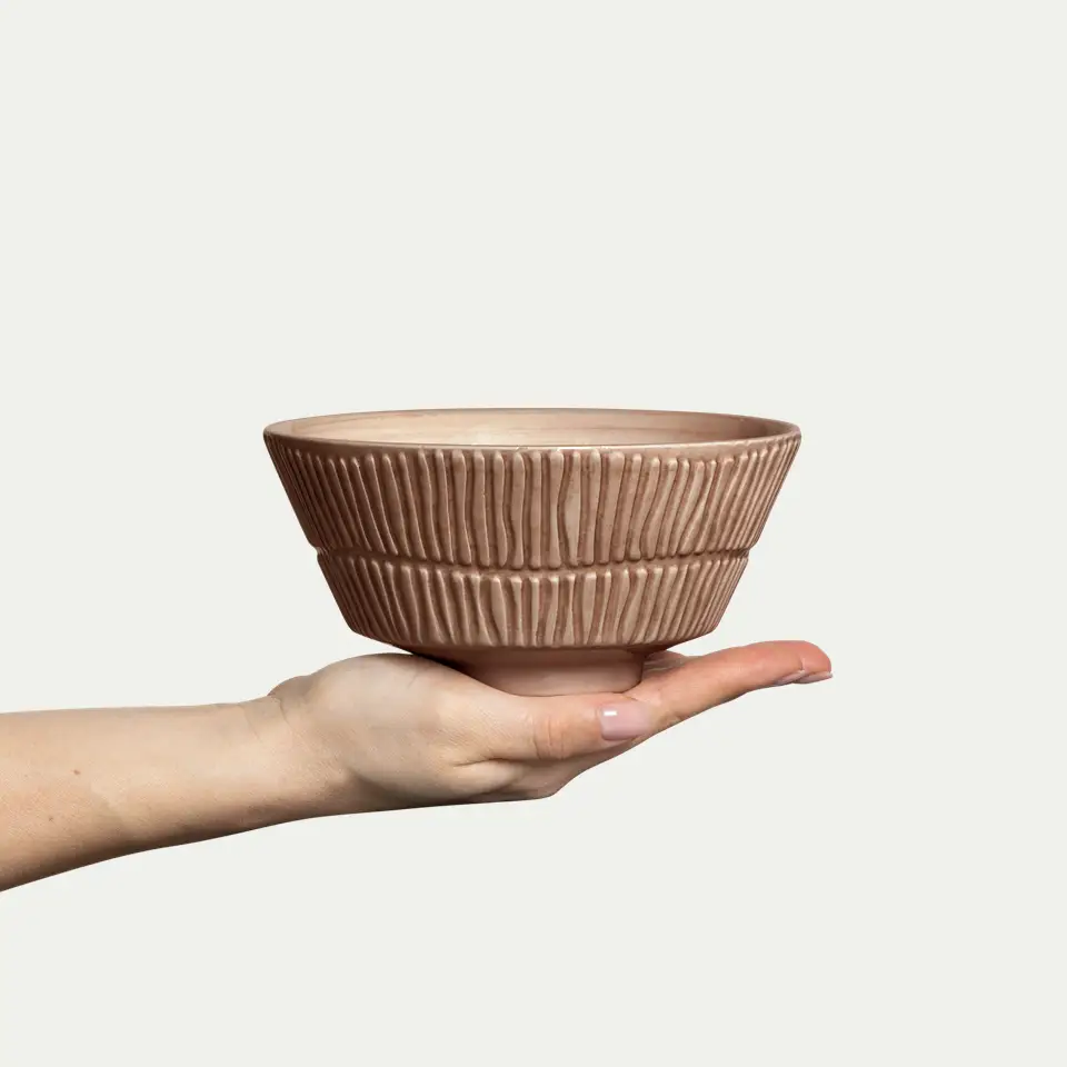 stripes skål 60 cl cinnamon 1