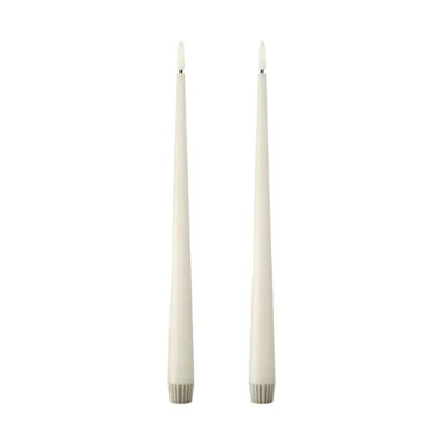 Ester & Erik kronljus LED 30 cm 2-pack ivory