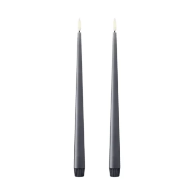 Ester & Erik kronljus LED 30 cm 2-pack dark slate