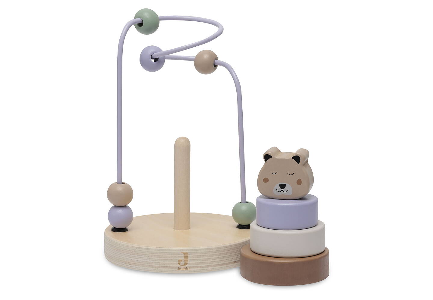 jollen träleksak bead maze cheetah