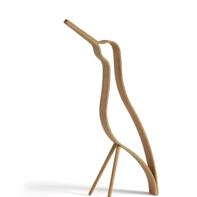 Woody Bird High 32cm Oak