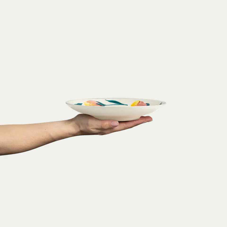 flowers tallrik 20 cm tulips 2