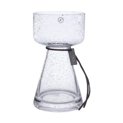 Lökvas bubbligt glas h15