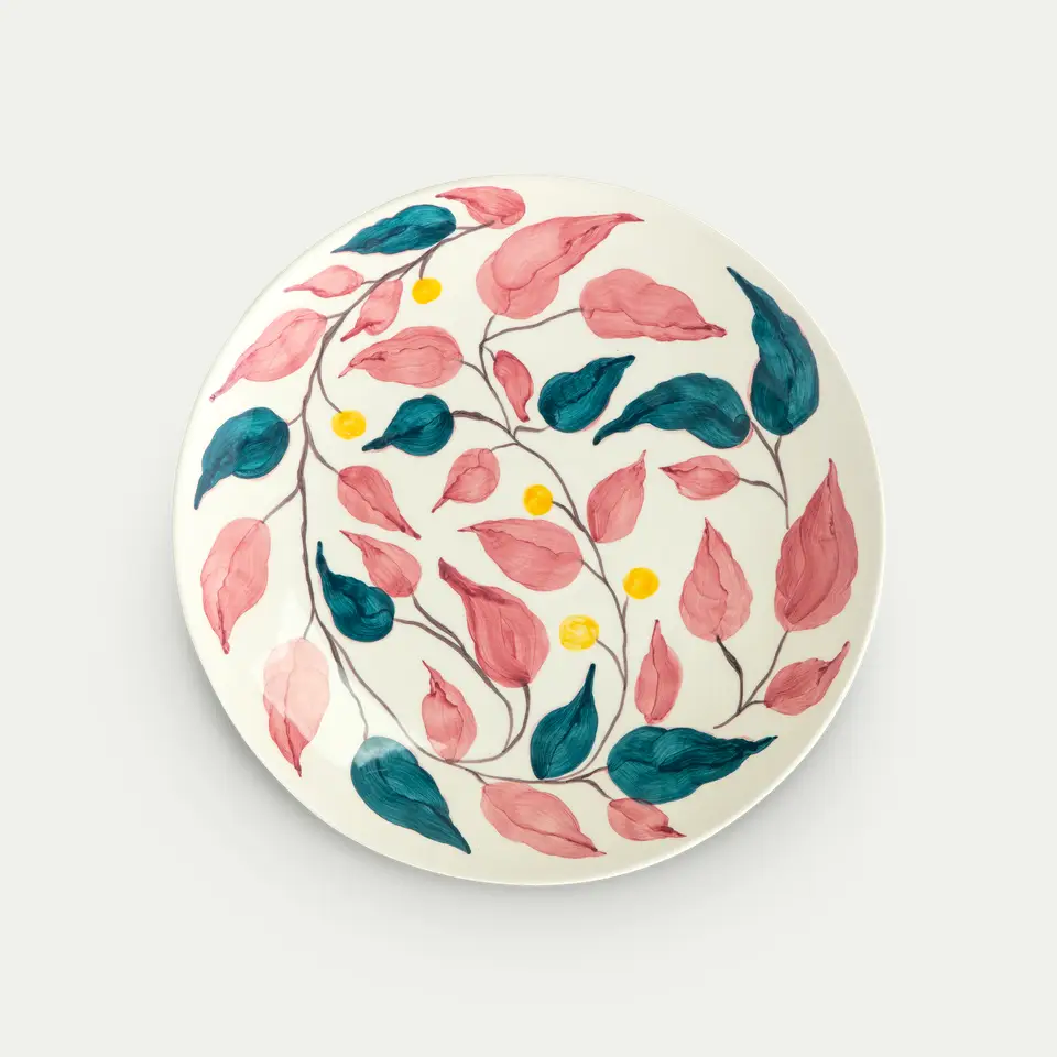 flowers fat leaves 34 cm