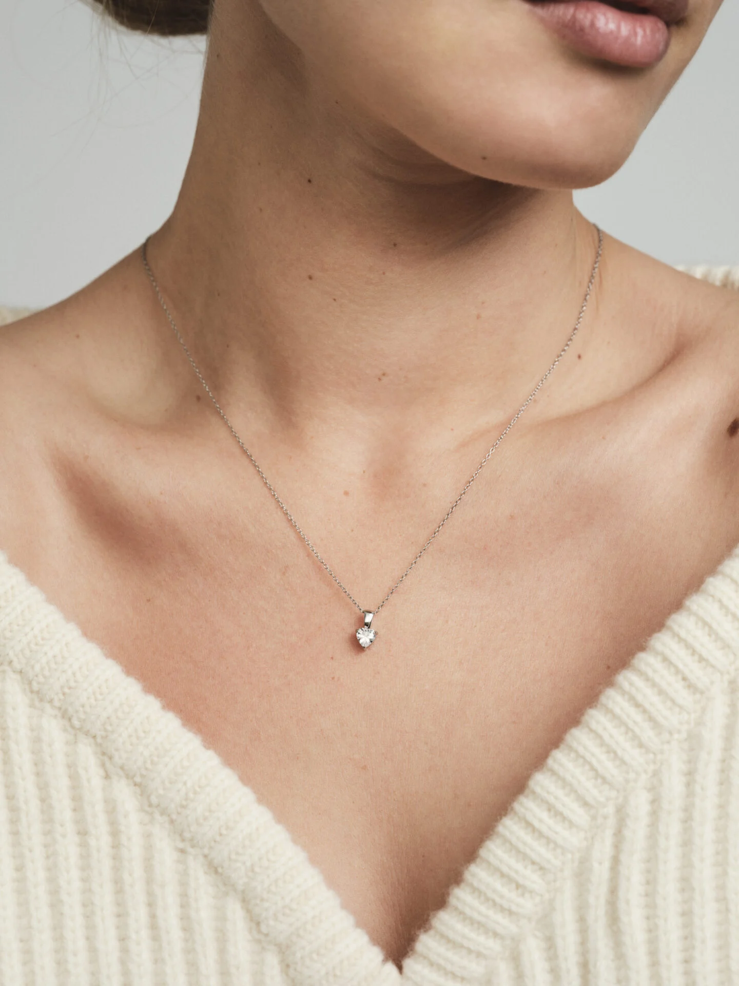 28 Bonne Silver Necklace white MB0845 0781 - original (1449545)