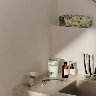 Mist Toothbrush Holder Multi Emerald