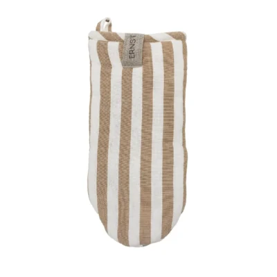 Grillvante Bred Rand Kola/Vit