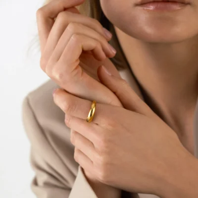 Classic Gold Ring 56