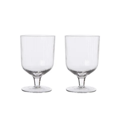 Dricksglas på fot 2-pack