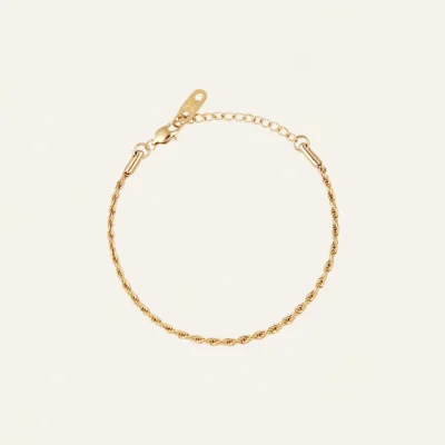 Thin Rope Gold Small Bracelet