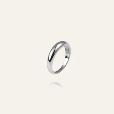 Classic Silver Ring 54