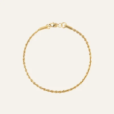 Thin Rope Gold Small Bracelet