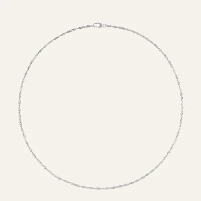 Twirl Necklace Silver 45 cm